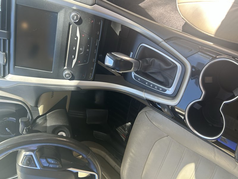 Clean Ford Fusion center console and shifter